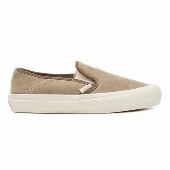 Damske Tenisky Vans Wolf Pack Slip-On SF Desert Taupe VA96NYSUD